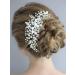 AW BRIDAL Rhinestone Wedding Hair Comb - Crystal Flower Hair Clip for Brides (Silver) - Buy Online on GoSupps.com