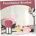 minkissy Highlighter Brush Mushroom Head Dust Brush Retractable Brush Foundation Brush Eye Shadows Makeup Powder Brush Face Makeup Brush Aluminum Tube Blush Powder Travel Telescopic 8.5x3.5cm As Shown - Buy Online on GoSupps.com