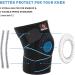 Moxita Adjustable Knee Brace with Side Stabilizers & Patella Gel Pads for Meniscus Tear, ACL Injury Recovery - Medium - Buy Online on GoSupps.com