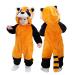 Doladola Baby Boy's Girl's Rompers Animal Hooded Onesie Toddler's Jumpsuits Autumn Winter Outfits 3-6 Months Raccoon