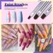 NICOLE DIARY 8Pcs Nail Art Brushes Set for Gel Polish Design & DIY Manicure - Buy Online on GoSupps.com