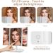 Trifold Makeup Mirror with Lights - 3 Color Modes, 52 LED, 1X 2X 3X Magnification - Touch Control, Dual Power Supply - Portable Vanity Mirror - Buy Online on GoSupps.com