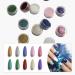 Qimeisi Acrylic Nail Art Kit, Nail Art Set with Acrylic Powder Brush Glitter French Nail Tips and Clipper File, Nail Art Tools for Professional Use and DIY