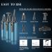 Ear and Nose Hair Trimmer 2022 | USB Rechargeable Professional Nose Trimmer for Men and Women | IPX7 Waterproof Dual Edge Blades | Blue - Buy Online on GoSupps.com