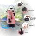 AFISHTOUR 10L Camping Shower Bag - Waterproof Portable Outdoor Shower for Camping, Traveling, Hiking - Pink Camouflage Design with Foot Pump and Hose - Buy Online on GoSupps.com