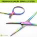 Cynamed Set of 2 Rainbow Stainless Steel Hemostat Forceps - 5 inch Small Pliers - Buy Online on GoSupps.com