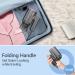 DEWILY Powerful Foldable Travel Hair Dryer for Women and Men - Grey/Rose Color - Fast Drying and Compact - Ideal for Curly and Straight Hair - Buy Online on GoSupps.com