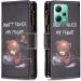 VQWQ Mobile Phone Case for Xiaomi Redmi Note 12 5G & Poco X5 - Protective Leather Cover with Lanyard & Zipper - Bear Design - Buy Online on GoSupps.com