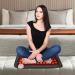 Infrared Back Heating Pillow | 220V with Auto Switch-Off | Adjustable Temperature (10-70 ) | Natural Jade & Turmaline Stones | 23.5 x 16 in - Buy Online on GoSupps.com