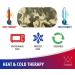 Hawwwy Head Wrap Pain Reliever with Hot Cold Gel Packs - Ideal for Tooth Pain, TMJ Relief, Headaches - Heating Pad Ice Pack - Camo Design - Buy Online on GoSupps.com