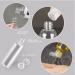 8 Pack 20ml Transparent Travel Spray Bottles | Refillable Cosmetic Containers for Men & Women | Free Labels Included - Buy Online on GoSupps.com
