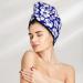 Hawaiian Hibiscus Microfiber Hair Towel Wrap for Women | Quick Dry Hair Turban for Curly Thick Hair | One Size - Buy Online on GoSupps.com