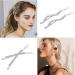 Sparkly Rhinestone Bobby Pins - 16pc Set for Women & Girls | YISSION Silver Barrettes for Wedding, Prom & Parties - Buy Online on GoSupps.com