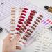 Noverlife Professional 216 Nail Colors Chart - White | Nail Gel Polish Display Booklet for Salon Nail Design | Color Swatches Practice Card Design Board - Buy Online on GoSupps.com