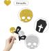 MonMon & Craft Skull Cupcake Toppers/Death to My 20s 30s 40s 50s Cupcake Toppers/Farewell Sweet Youth/RIP 20s 30s 40s Birthday Party Decorations/Glitter - 24 Pcs - Buy Online on GoSupps.com