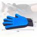 SSRIVER Pet Grooming Glove - Gentle Deshedding Brush for Dogs, Cats, Horses - Efficient Hair Remover Mitt - Massage Gloves - Blue - One Size Fits All - Buy Online on GoSupps.com