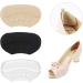 Heel Pads Grips Liner Cushions Inserts - Prevent Heel Slip and Pain, Blister Relief - Improve Shoe Fit - 5mm (Beige+Black+Clear) - Buy Online on GoSupps.com