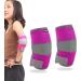EULANT Soft Elbow Pads for Kids for Dancers Skater, Elbow Brace for Girls & Boys Skateboarding Volleyball Ice Skating Hockey Baseball Basketball Football Softball Muay Thai, 1 Pair Rose