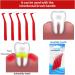 Prasacco 25 Pcs Interdental Brushes - L-Shaped 1.2mm Plastic Non-Slip Handle for Effective Tooth Cleaning & Oral Care (Red) - International Shipping Available - Buy Online on GoSupps.com