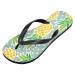 Mnsruu Pineapple Polka Dot Flip Flops - XXL Multicolor for Home Hotel Spa & Travel | Stylish & Comfortable for Women & Men - Buy Online on GoSupps.com