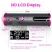 Wireless Auto Hair Curler | Adjustable Temperature & Timer | Cordless Curling Iron with LCD Display | Portable Rechargeable Fast Heating Hair Wand - Buy Online on GoSupps.com