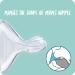 NUK First Choice+ Anti Colic Baby Bottles Set | 0-6 Months | BPA-Free | Temperature Control | Silicone Teat | Blue | 300ml | 3 Count Pack | Turquoise Bubbles - Buy Online on GoSupps.com