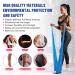 Resistance Bands Set for Physical Therapy & Strength Training - Elastic Bands for Yoga, Pilates & Stretching - 4.9ft, with Different Strengths - Blue/Yellow/Pink - Buy Online on GoSupps.com