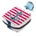 Storage bags for women's bandages motif: sea anchor red stripes portable menstrual pads panty lips tampons women's bandages storage holder for women school office multi -colored 02