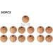 200pcs 0.6cm Round Wooden Beads - Peach Loose Spacer Beads for DIY Necklaces Bracelets & Pendants | International Shipping Available - Buy Online on GoSupps.com