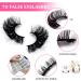 7D Russian Style Reusable Strip Lashes - 10 Pairs of Natural Look Faux Mink Fluffy Volume Wispy Fake Eyelashes for Makeup - Handmade Thick Soft Dramatic Eyelashes - Buy Online on GoSupps.com