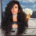 Wig Hair for Women - Brown Afro Curly Locks | Synthetic Long Anime Cosplay Hair - Buy Online on GoSupps.com