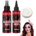 Berriphonia Halloween Fake Blood Set - Special FX Blood Makeup Set Realistic Drop and Gel Styles | Non-Seductive Color Formula Ideal for Wounds Scary Masks Costumes - Buy Online on GoSupps.com