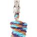 Merauno Lead rope for horse - tethering rope in various stylish designs lead line tether rope pony donkey goat with panic hook black blue rose gold beige (blue purple panic hook) Blue Purple Panic hook - Buy Online on GoSupps.com