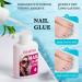 12 Color Press-On Toenails - 288 PCS Short Square with Glue | Glossy Glitter & French Tip Options for Summer - Buy Online on GoSupps.com