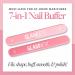 Glamnetic 7-in-1 Nail Buffer | All-in-One Nail Buffing Block for Filing Shaping & Polishing | Lightweight & Easy to Use | Perfect for Manicure & Pedicure - Buy Online on GoSupps.com