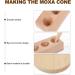 Moxa Cake Roll Maker Mold Tool - Multi-Piece DIY Moxa Tower for Waist Neck & Knee Joint Relief | International Shipping Available - Buy Online on GoSupps.com