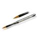 Cats Tongue Full Cover French Brush Set - Deluxe Gel Brush with Rhinestone Handle for Perfect Nail Art - Buy Online on GoSupps.com