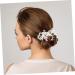 DOITOOL Flower Rhinestone Hair Comb Pearl Hair Accessories Jeweled Hair Clips Bridal Headpieces for Wedding Hand Cream Pump Dispenser Tiara Bride The Flowers Rhinestones White Zinc Alloy - Buy Online on GoSupps.com