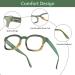 Trendy Women s Reading Glasses | Blue Light Filtering | Black & Gray | +0.00 to +3.00 | International Shipping - Buy Online on GoSupps.com