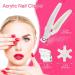 ANCIRS Acrylic Nail Clipper - Adjustable Stainless Steel Cutter for False Nail Art - White - Buy Online on GoSupps.com