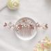 Ushiny Crystal Bridal Hair Comb - Rose Gold Headpiece & Pearl Leaf Clips for Wedding - Elegant Hair Accessories for Women & Girls - Buy Online on GoSupps.com