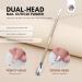Saviland 4-Piece Acrylic Nail Brush Set with Holder & Cuticle Pusher - Nail Art Tools for Acrylic Powder, Extensions, and Carving | Home DIY and Salon Use - Buy Online on GoSupps.com