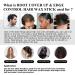 Black Hair Wax Stick for Wigs & Edges - Root Cover Up | Best Edge Control Solution - Buy Online on GoSupps.com