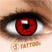 Funzera Red Devil Colored Contact Lenses for Halloween - Non-Prescription Cosplay & Carnival (2 Pieces) - Buy Online on GoSupps.com