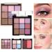 Palette de Fards Paupi res Fard Paupi res Fard Joues Illuminateur - Cosm tiques Visage Yeux Doux Finition Mat pour Peau Mature Femme Adulte # 01 - Buy Online on GoSupps.com