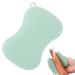 Silicone Scrubber for Dishes Multipurpose Dishwashing Sponge Dish Brush - Quick-Drying Multi-Use Kitchen Sponge Kitchen Scrubber Pot Scrubber for Plates Dishes Pans Green