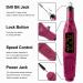 Portable Electric Nail Drill Acrylic Nail Kit - Professional Nail Polishing Set for Gel Nails - Variable Speed Electric Nail File Tools - DIY Manicure Pedicure Set - Dark Rose - Buy Online on GoSupps.com
