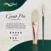 Silver Brush Limited Grand Prix Filbert Brush Size 10 - Long Handle for Oil Paintings - Buy Online on GoSupps.com