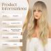 Shop Ombre Gold Blonde Long Curly Wig with Bangs | Fine Corrugated Synthetic Wigs for Women - Perfect for Parties & Cosplay - Buy Online on GoSupps.com