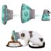 Cat Cone Collar Adjustable Cat Recovery Collars Soft Cat Tapered Collars Soft Collar Tapered for Cats Puppies after Surgery and Injury (S-Green) S (Green-Neck:13cm-24cm) Plastic